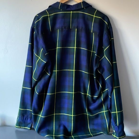 Vintage GFC Trading Co Blackwatch Plaid Cottage Cabincore Button Down - Picture 6 of 10
